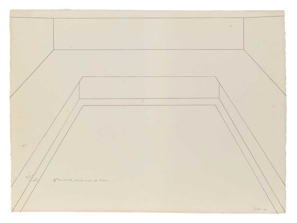 Donald Judd, Drawing for Unspecified Work