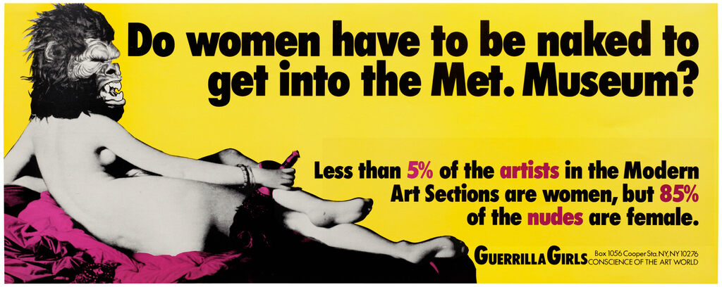 Do Women Have to Be Naked To Get Into the Met. Museum?