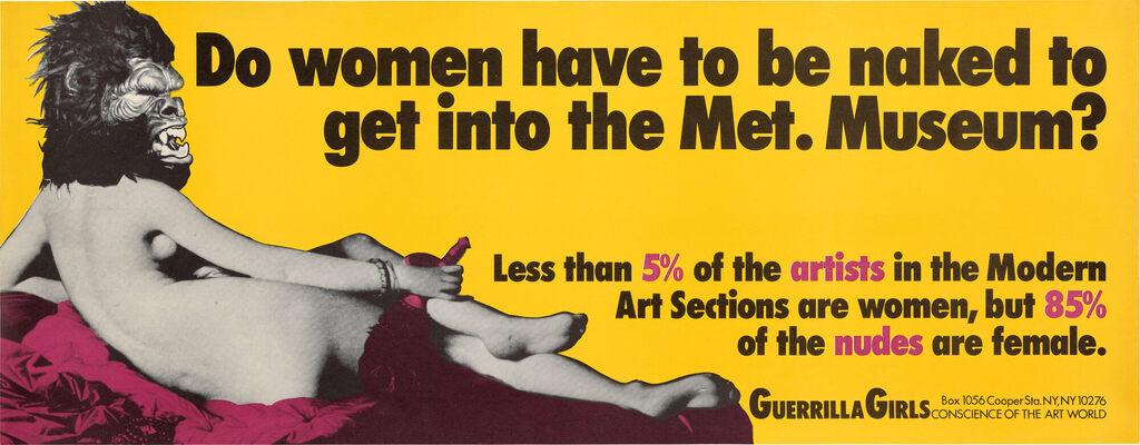 Do Women Have to Be Naked To Get Into the Met. Museum?