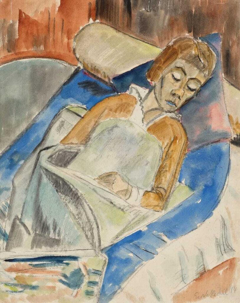 Erich Heckel, Schlafende