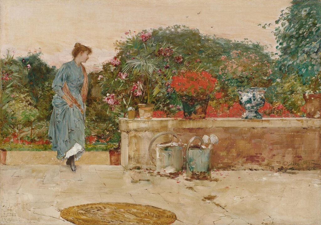 Childe Hassam, In the Garden