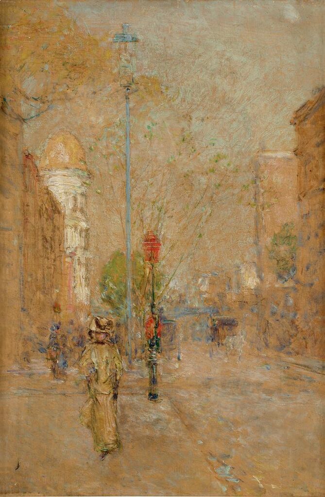 Childe Hassam, Springtime—West 22nd Street, New York
