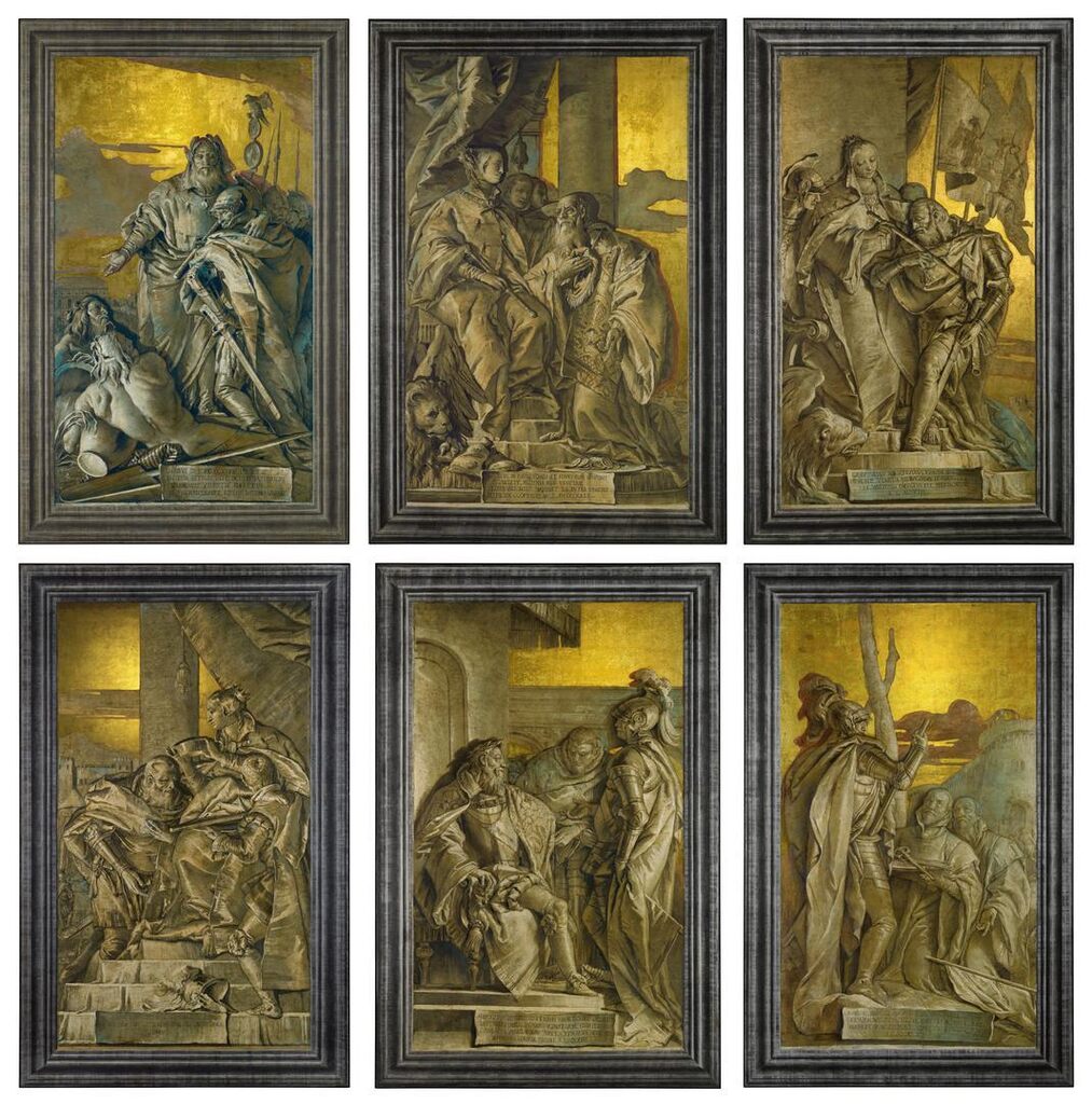 Giovanni Domenico Tiepolo, The Celebrated Deeds of the Porto Family of Vicenza: Jacopo da Porto appointed Governor of Vicenza in 1022; Donato da Porto appointed a Patrician of Venice in 1379; Gerolamo da Porto appointed Prefect of Piedmont in 1508; Francesco da Porto appointed General of the Republic of Venice in 1554; Ippolito da Porto commended by Charles V in 1572; Giovanni Battista da Porto appointed Commander-in-Chief in 1661