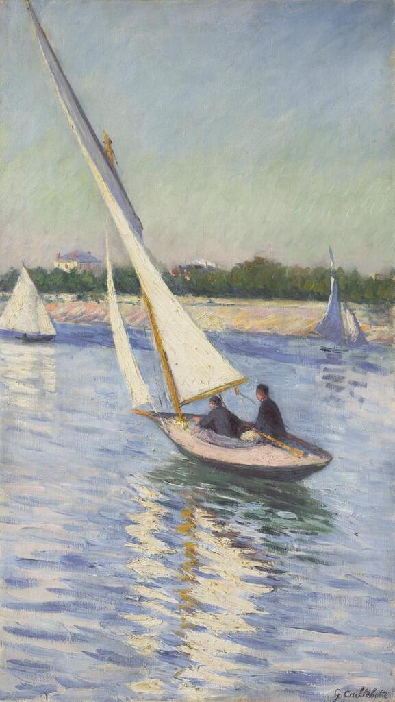 Gustave Caillebotte, Voiliers sur la Seine à Argenteuil