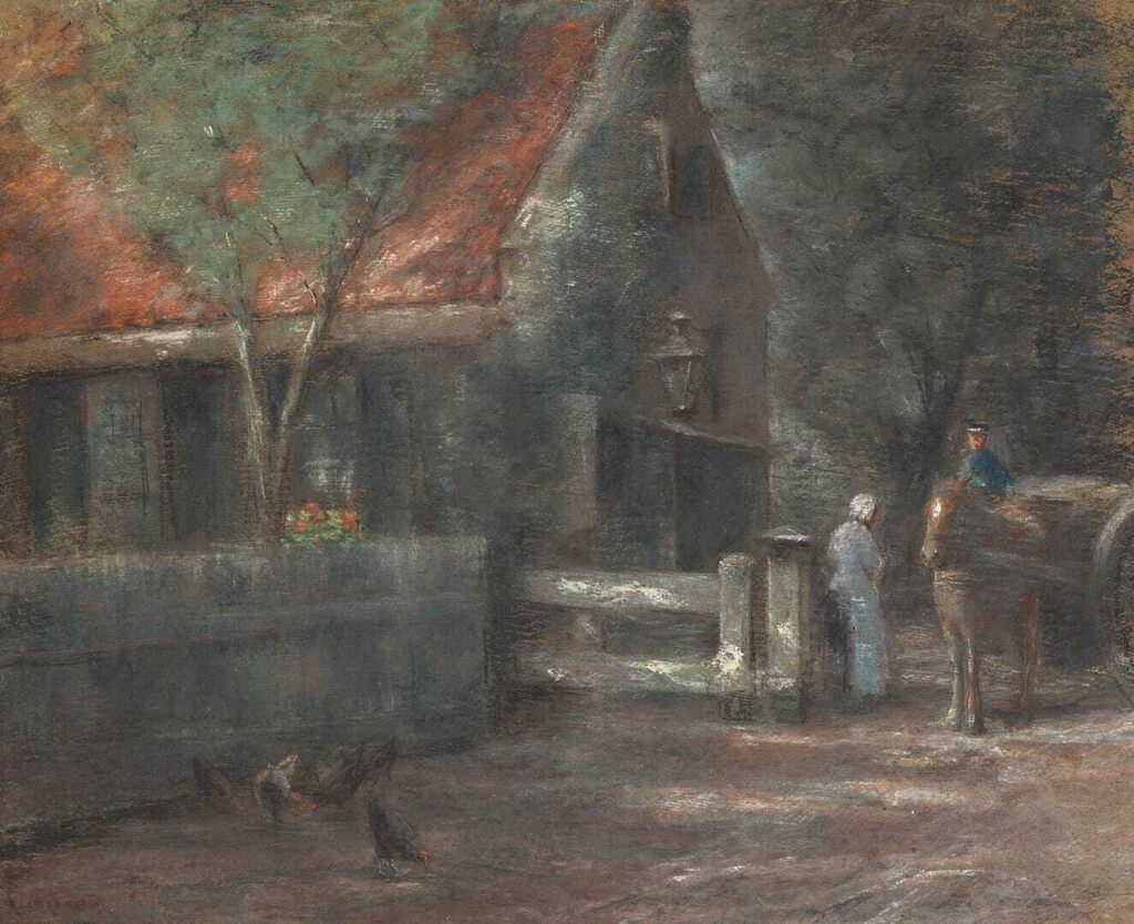 Max Liebermann, Zollhaus bei Zandvoort (Die Post im Walde)