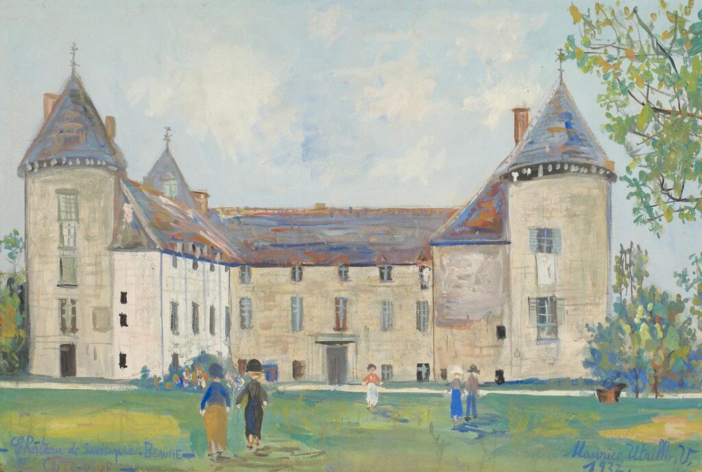 Maurice Utrillo, Château de la Clayette à Savigny-les-Beaune