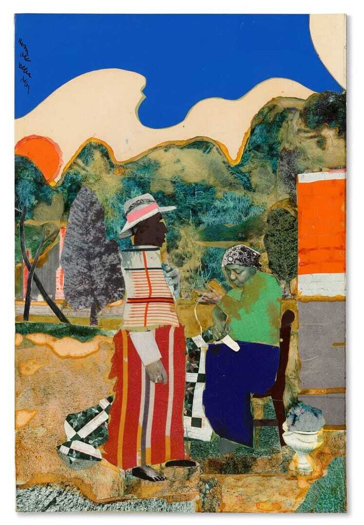 Romare Bearden, Two Women and the New Quilt