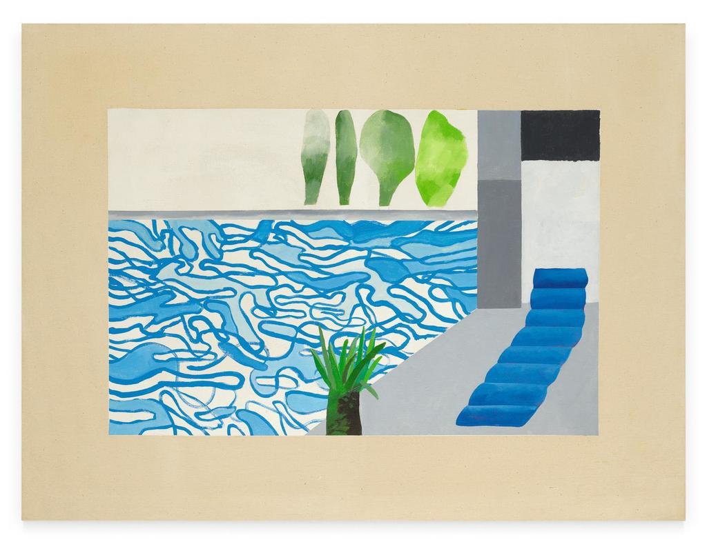 David Hockney, PICTURE OF A HOLLYWOOD SWIMMING POOL
