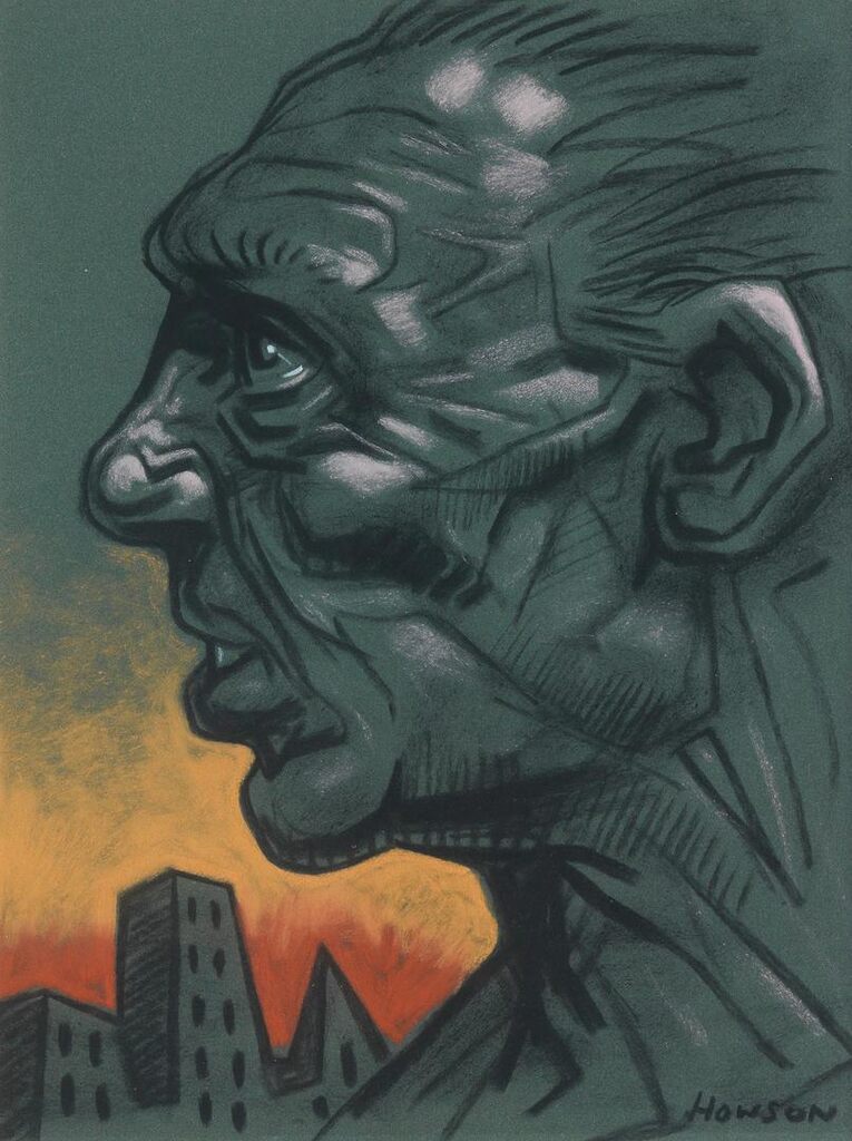 Man in profile
