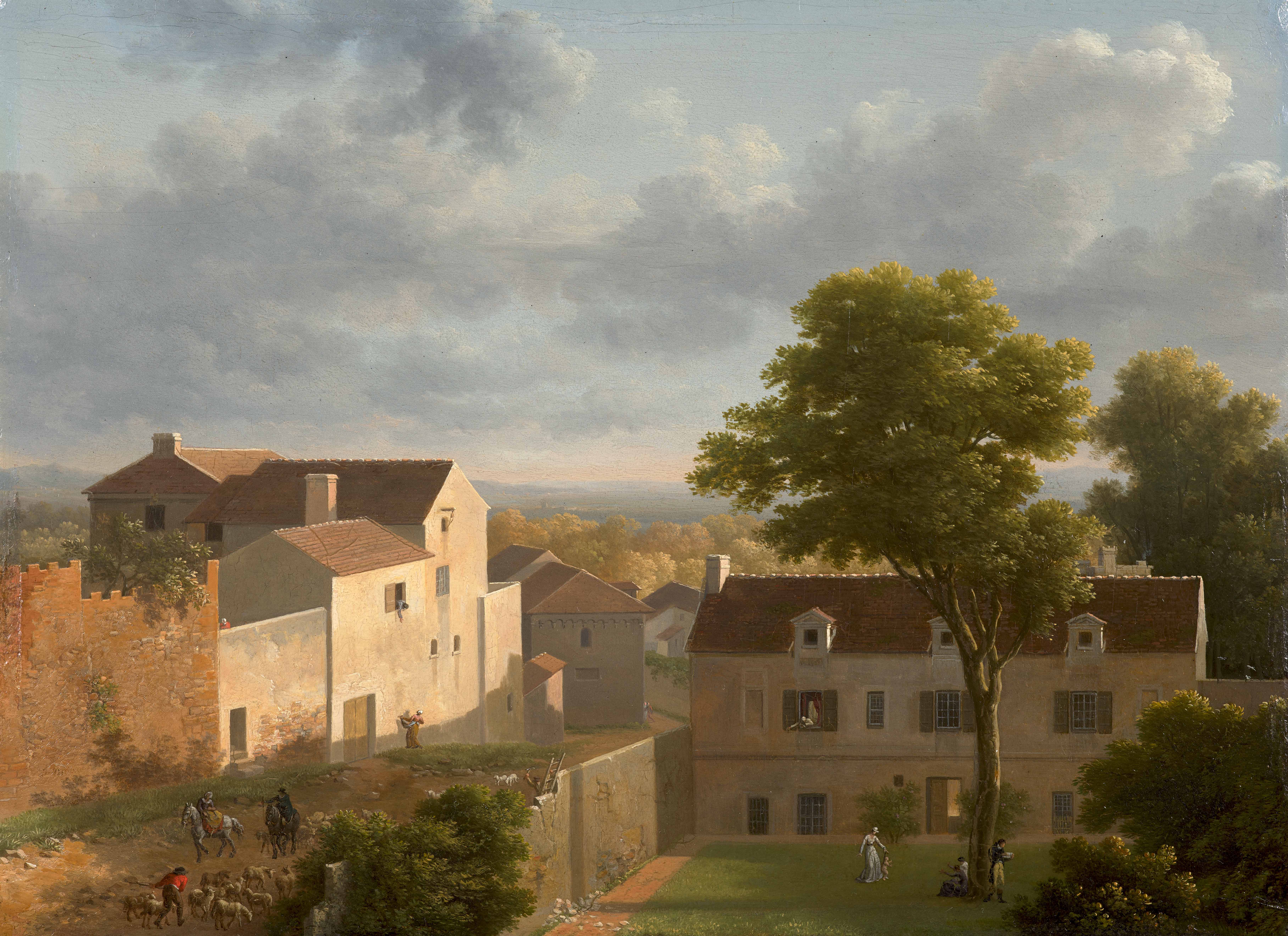 Vue présumée des bas de Meudon