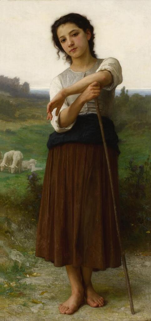 William-Adolphe Bouguereau, Jeune bergère debout