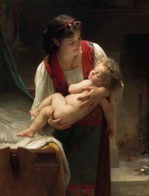 William-Adolphe Bouguereau, Berceuse (Le coucher)