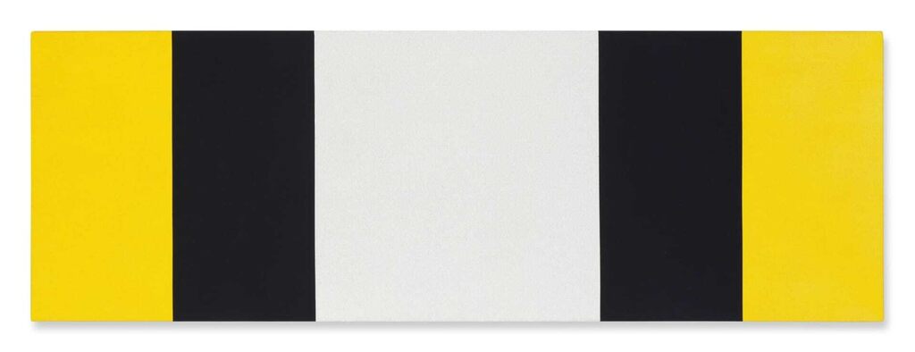 Untitled (Yellow, Black, White, Beveled)