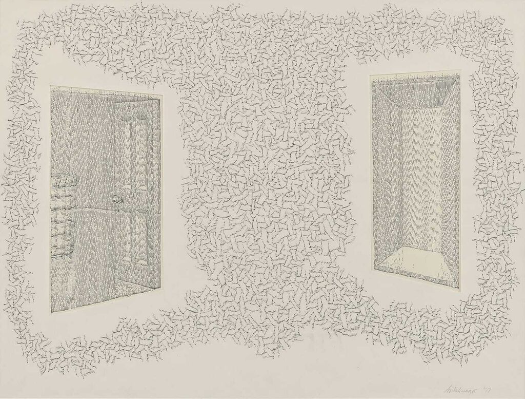 Richard Artschwager, Open Door and Mirror