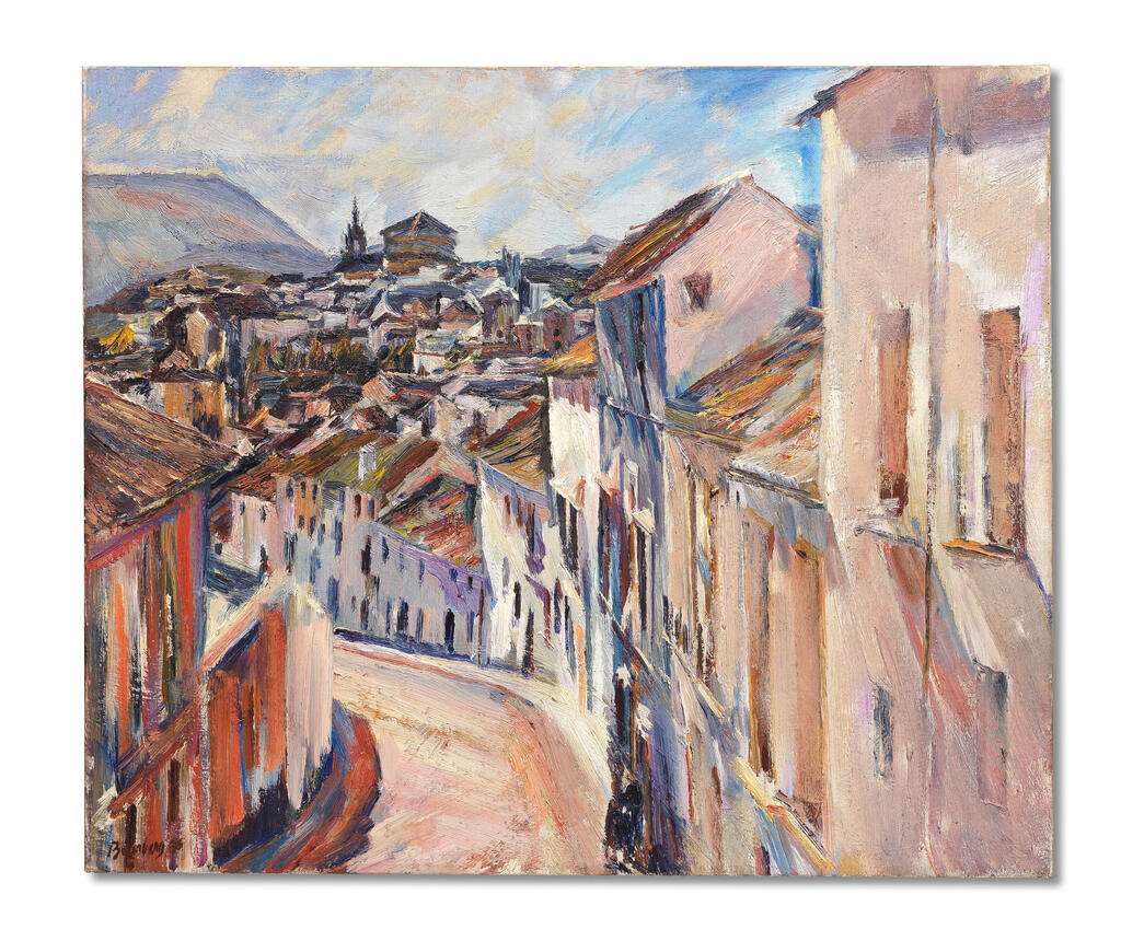 David Bomberg, The Old City and Cathedral, Ronda