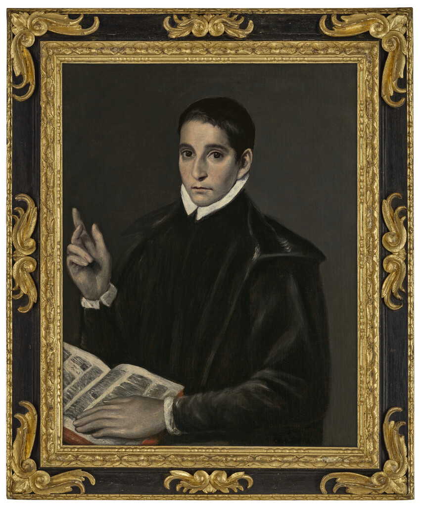 El Greco, Portrait of a young man, traditionally identified as Saint Aloysius (Luigi) Gonzaga