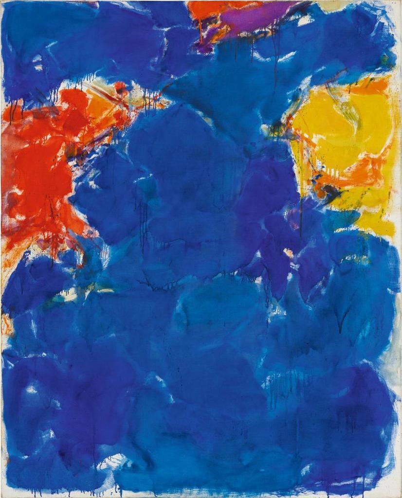 Sam Francis, DEEP BLUE, YELLOW, RED
