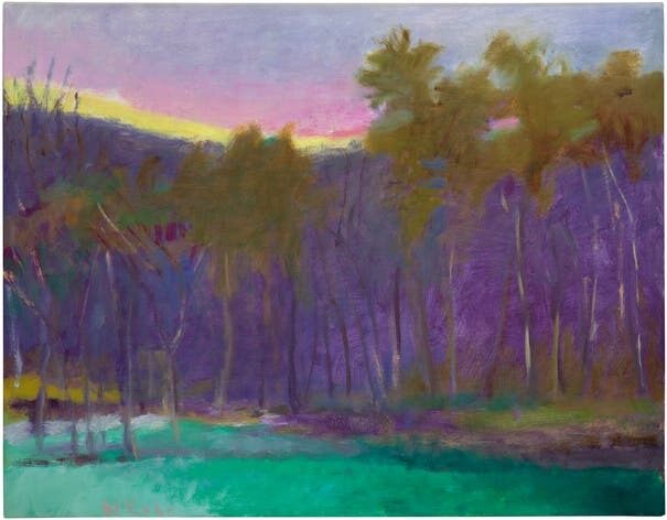 Wolf Kahn, Violet Woods