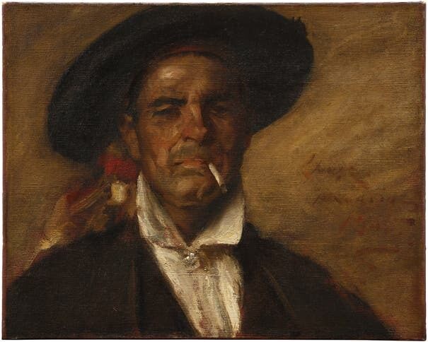 William Merritt Chase, Head of a Spaniard