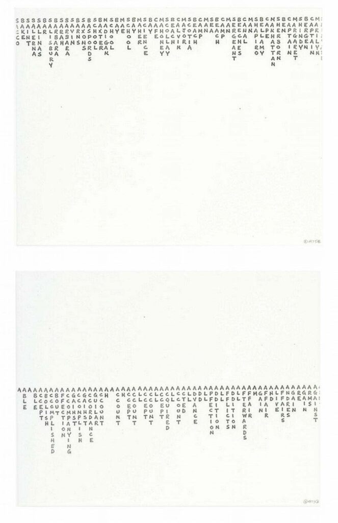 Two Works: (i) SBSBSBSBSBSBSBSBMSBMSBMSBCMSBCMSBCMSBCMSBCMSBCMSBCMSBCM (ii) AAAAAAAAAAAAAAAAAAAAAAAAAAAAAAAAAAAAAAAAAAAAAAAAAAAAAAA