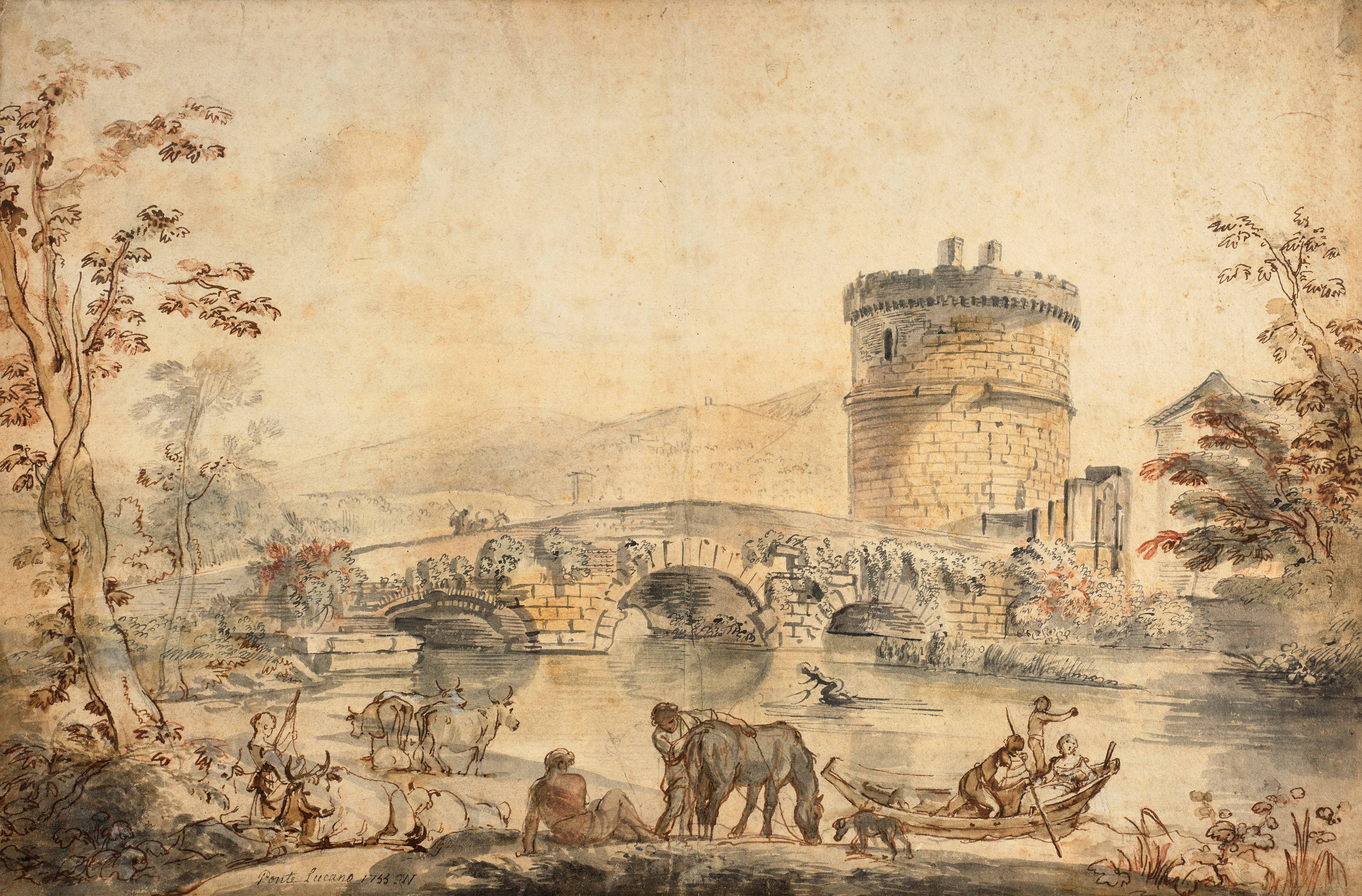 Le Ponte Lucano, près de Rome