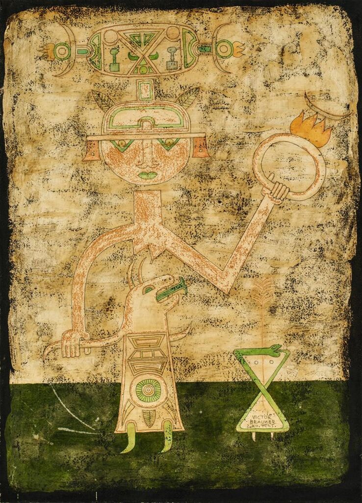 Victor Brauner, Personnage avec animal