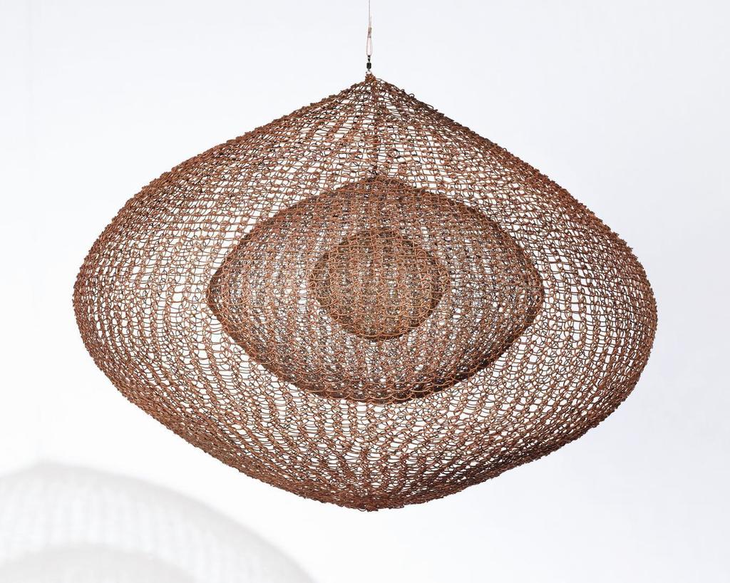 UNTITLED (S.422, HANGING SINGLE-LOBED, THREE LAYERS OF SPHERES)