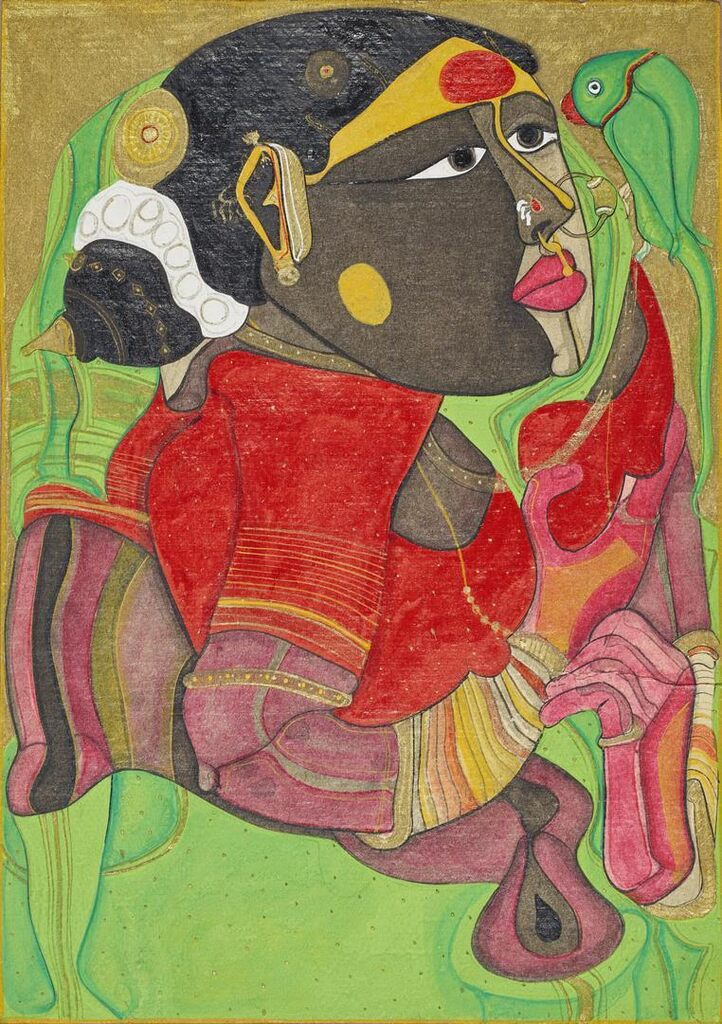 Untitled (Woman with Parrot)