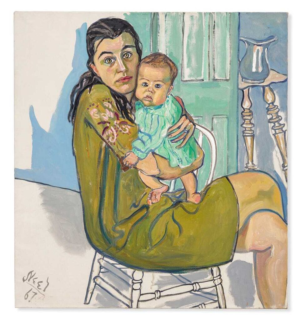 Alice Neel, Mother and Child (Nancy and Olivia)