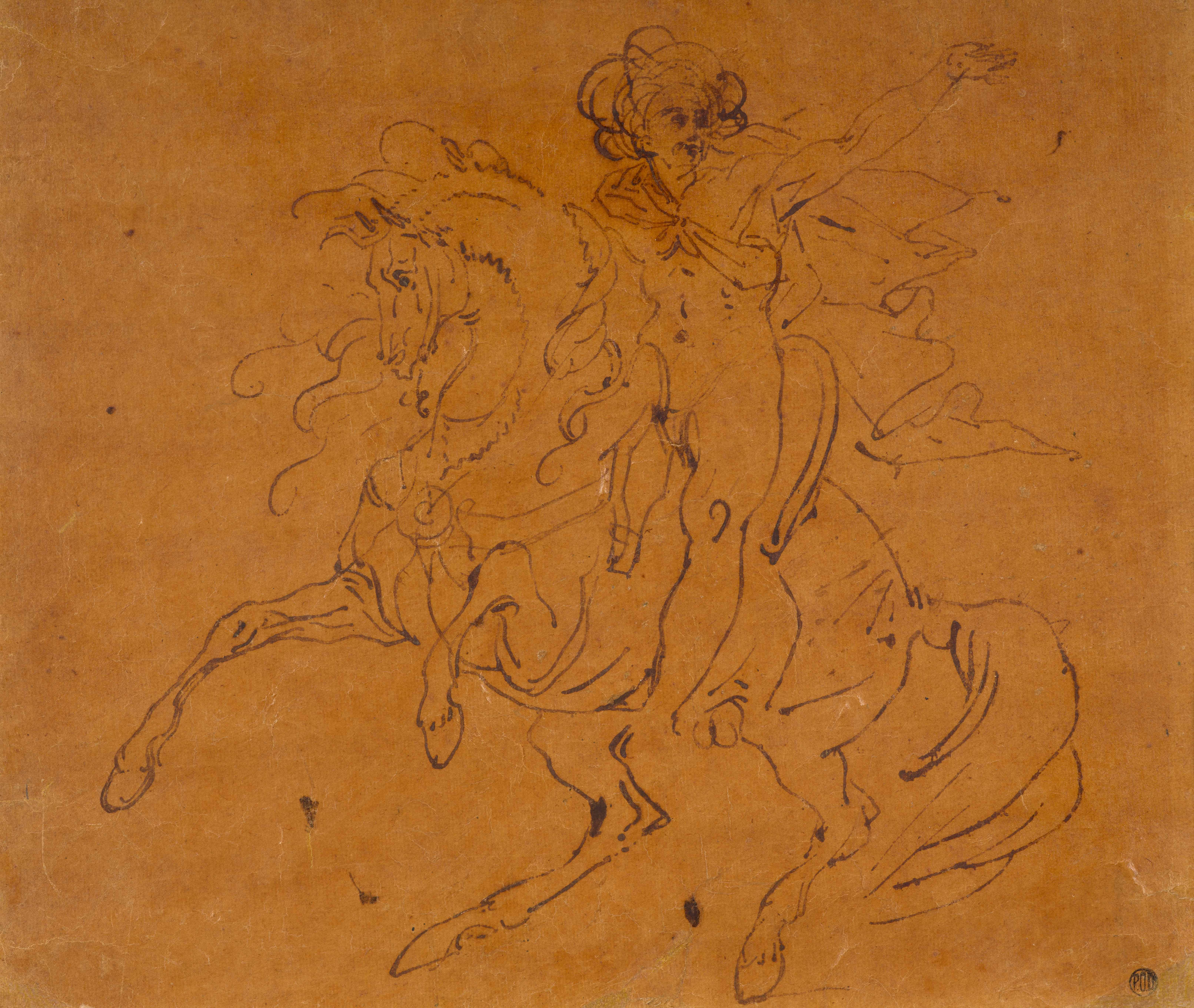 Cavalier turc au combat