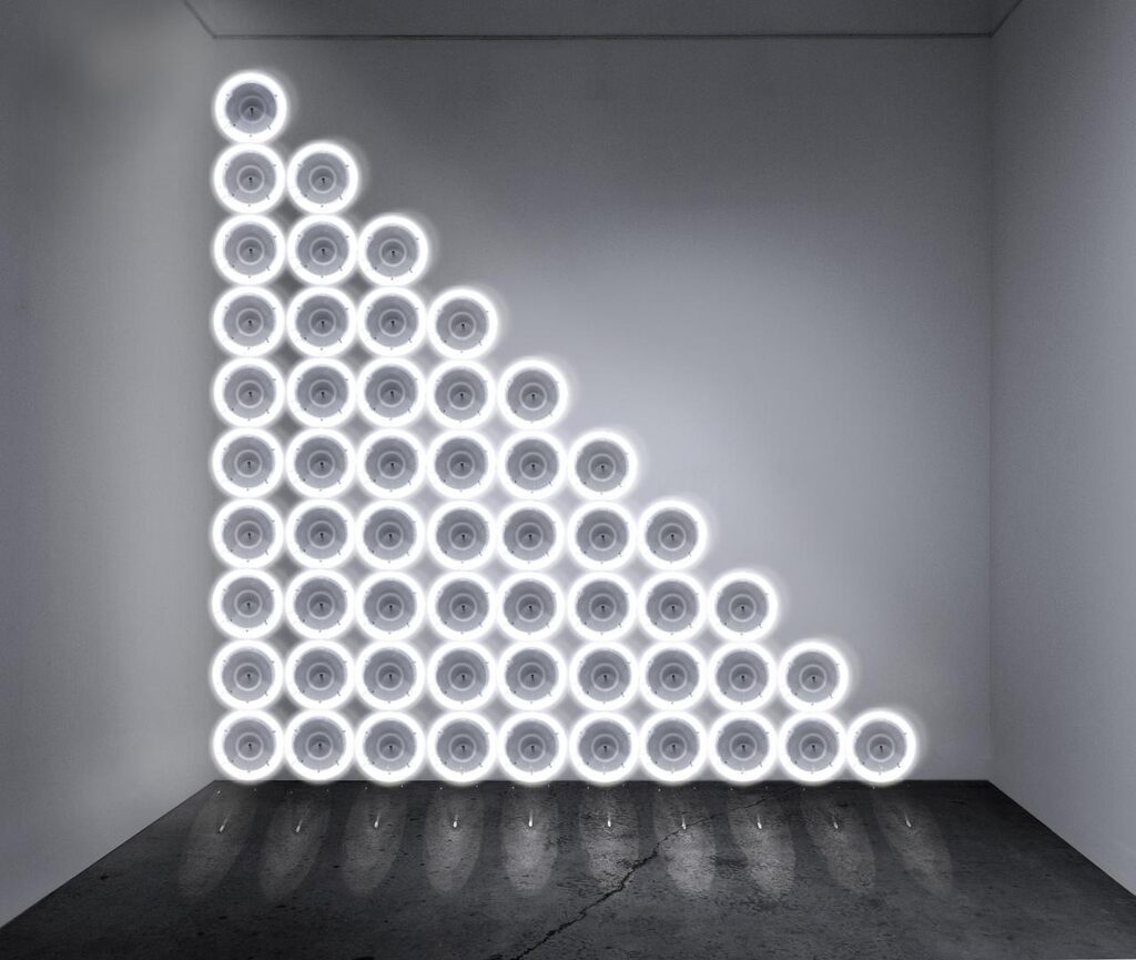 Dan Flavin, Untitled (to a man, George McGovern) 1