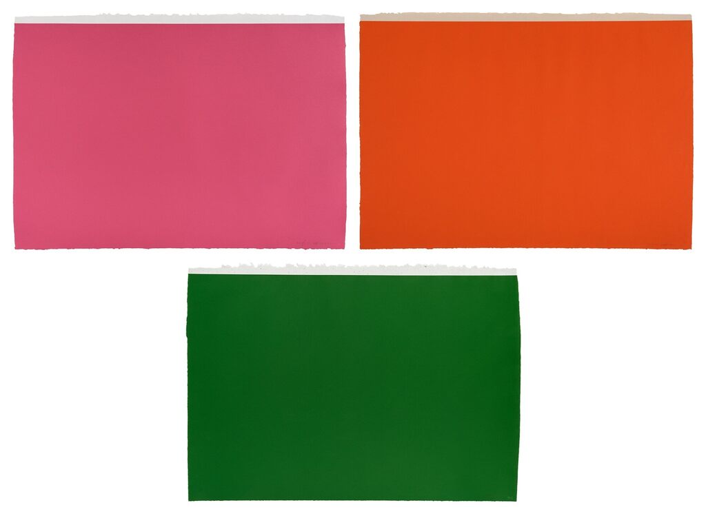 (to Don Judd, colorist) 1; 4; and 6 (G. 1315, 1318 & 1320)