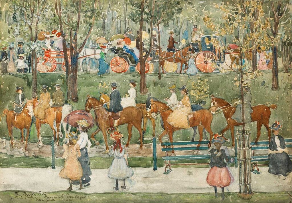 Maurice Prendergast, The Bridle Path, Central Park