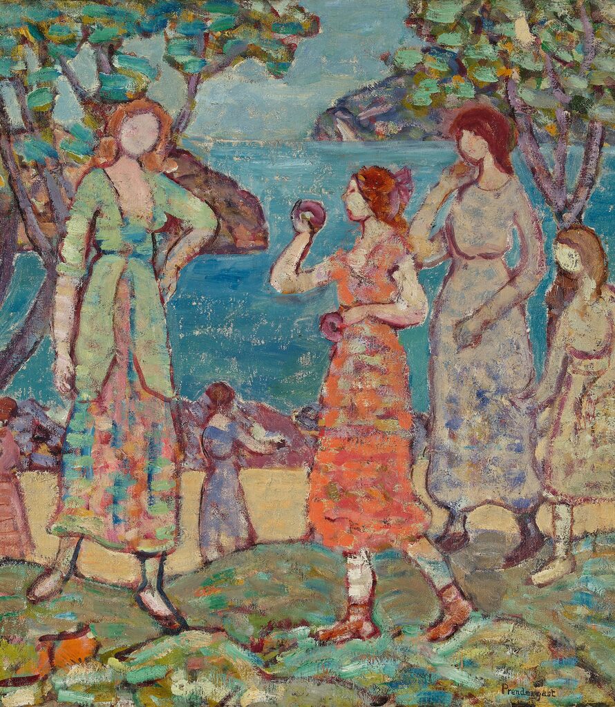 Maurice Prendergast, Girls at the Inlet