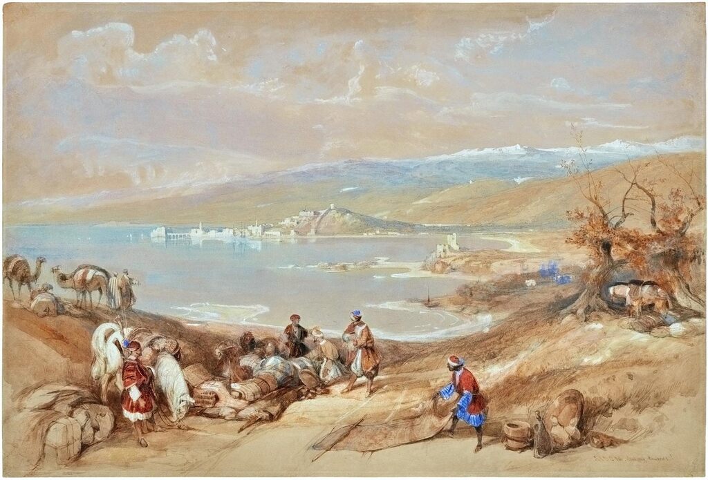 Sidon, looking towards Lebanon