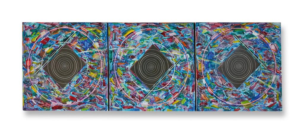 Jack Whitten, Top Hat Triptych
