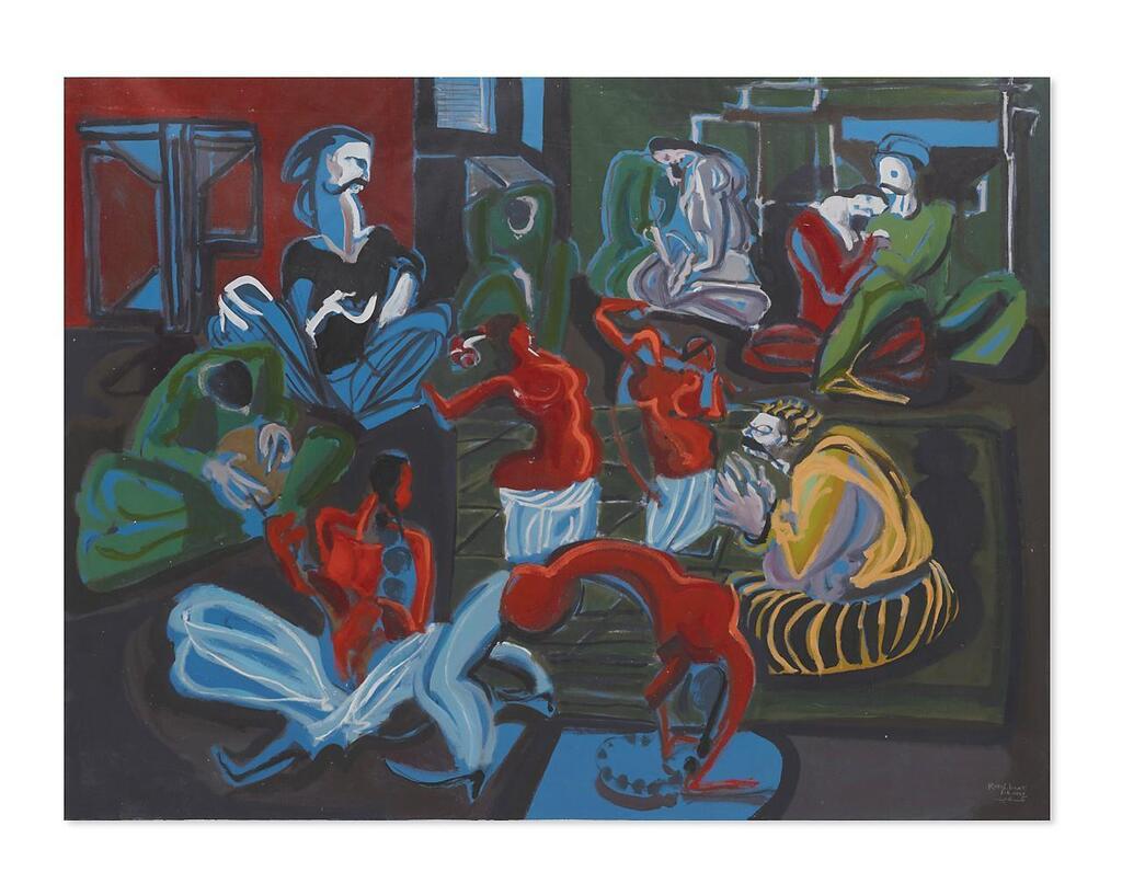“Takhte Houzi” Called Modern Art the Night of Saadat Abad’s Home