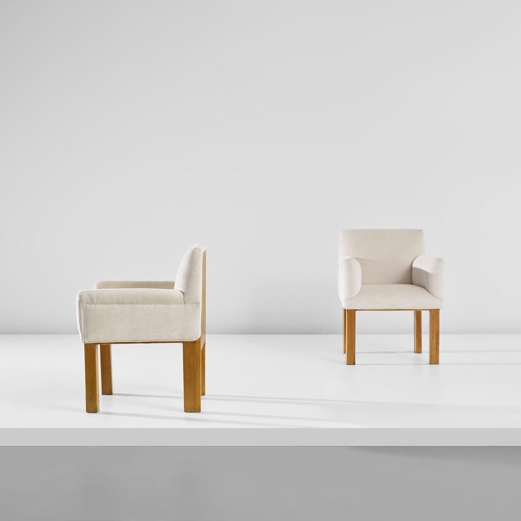 Two rare armchairs