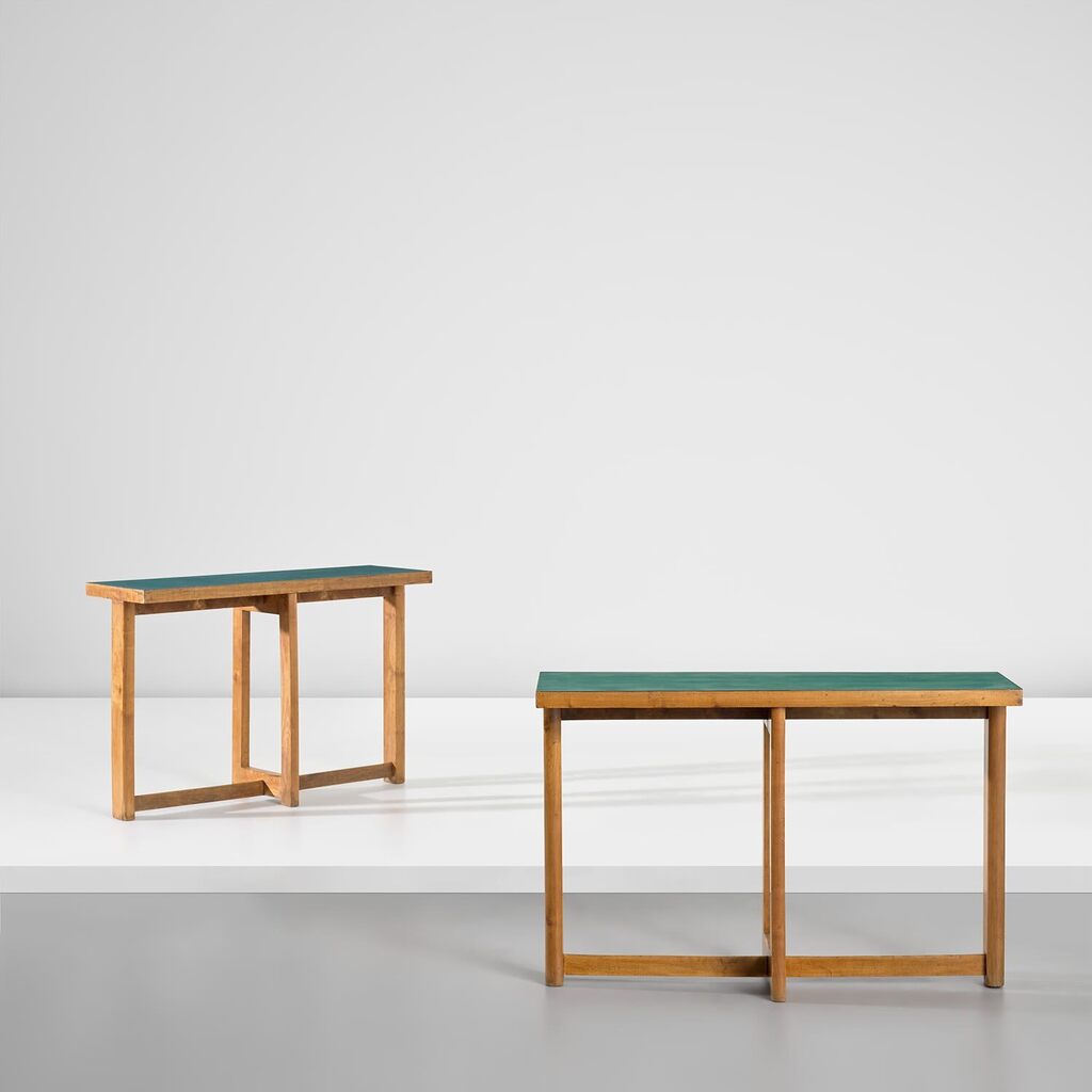 Two rare console tables