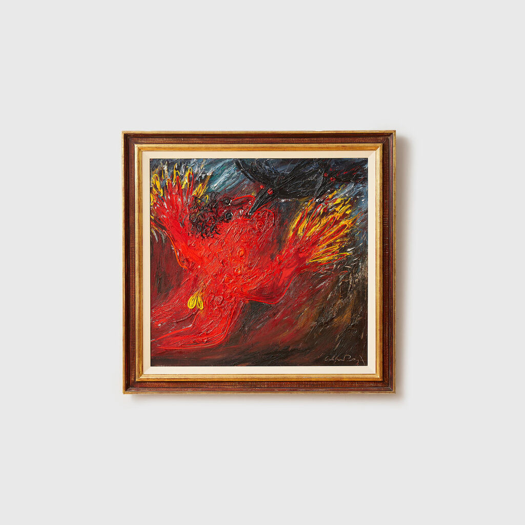 Red Nebuchadnezzar with Crows