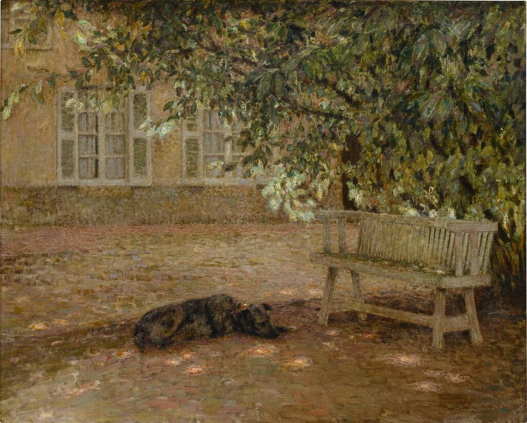 Henri Le Sidaner, Le Banc, Gerberoy