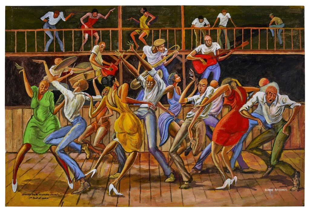 Ernie Barnes, Study of The Sugar Shack (4th Point of View)
