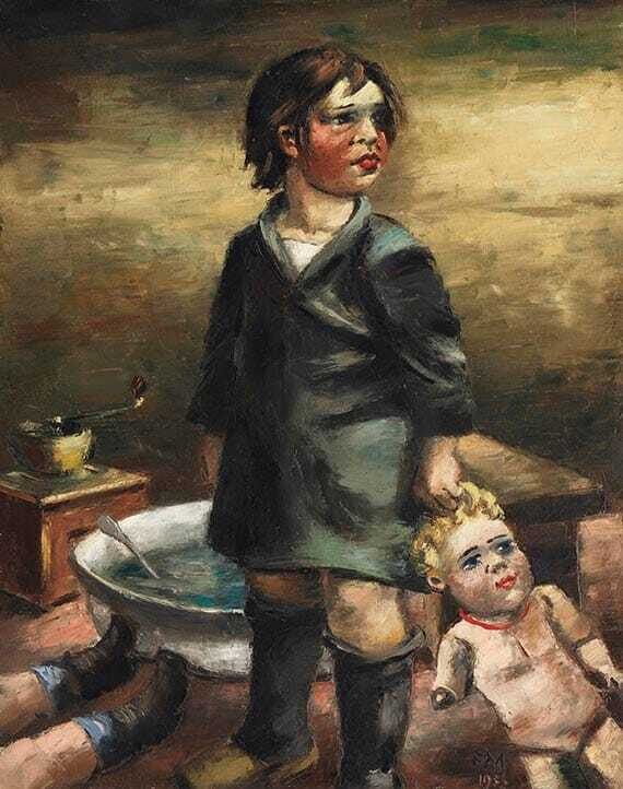 Enfant à la poupée