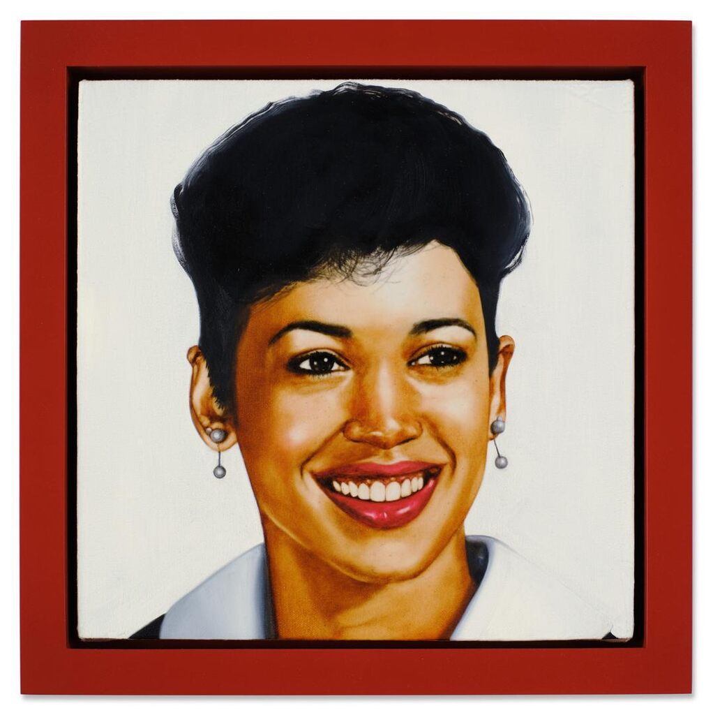 Meleko Mokgosi, Pearl Earrings