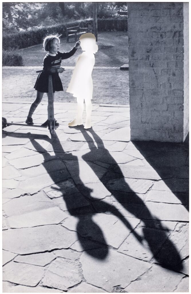 Two girls with shadow