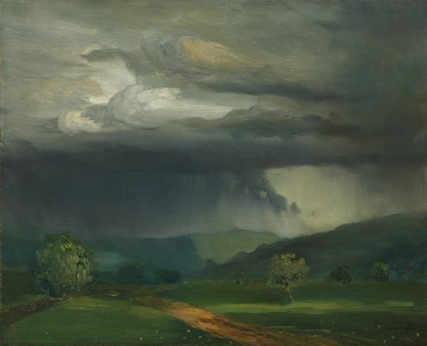 Robert Henri, The Rain Storm-Wyoming