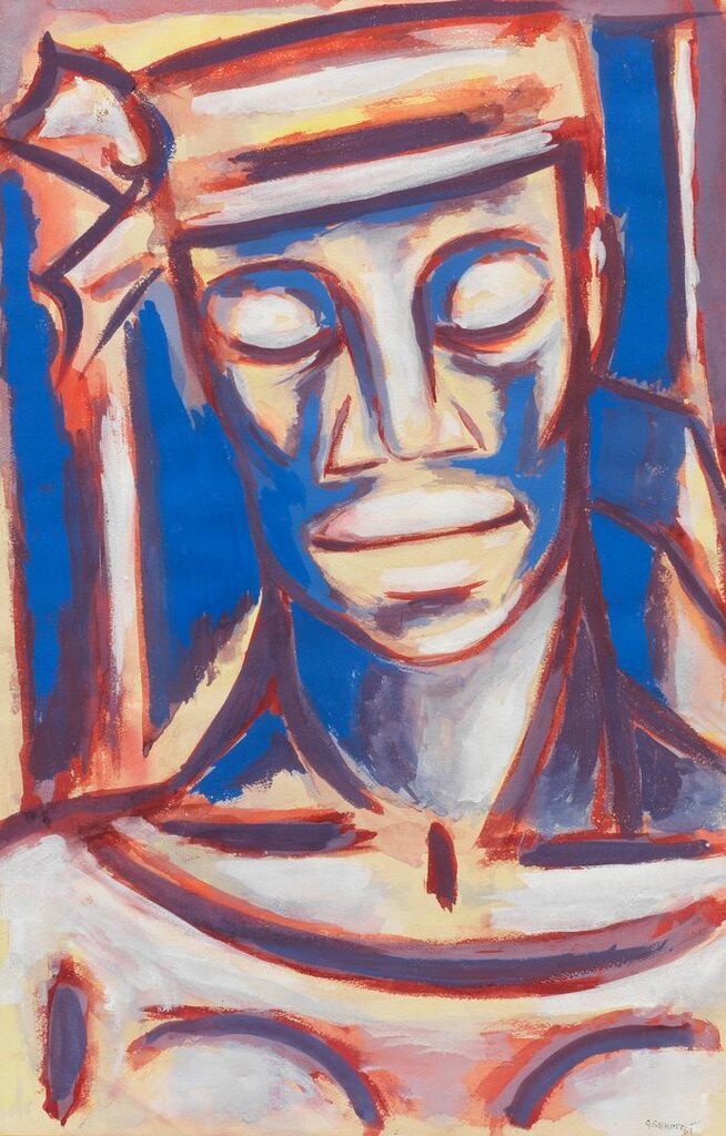 Woman's head