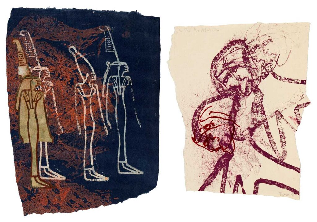 i. To the Revolution; ii. Untitled (from Egyptian Series) [Two Works]