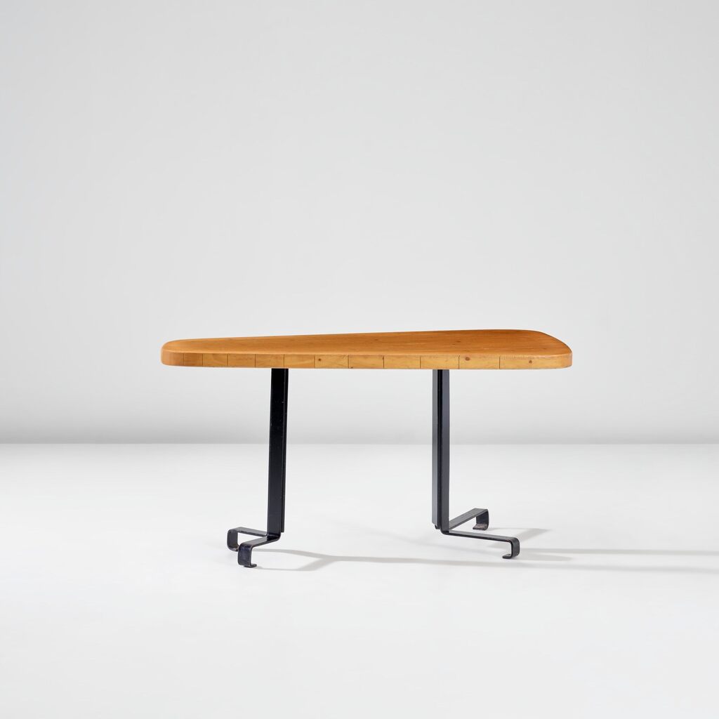 Free-form table, designed for Les Arcs ski resort