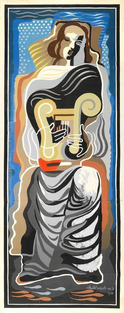 Woman with a Lyre